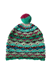 Bonnet au crochet " Menthe Poivrée "