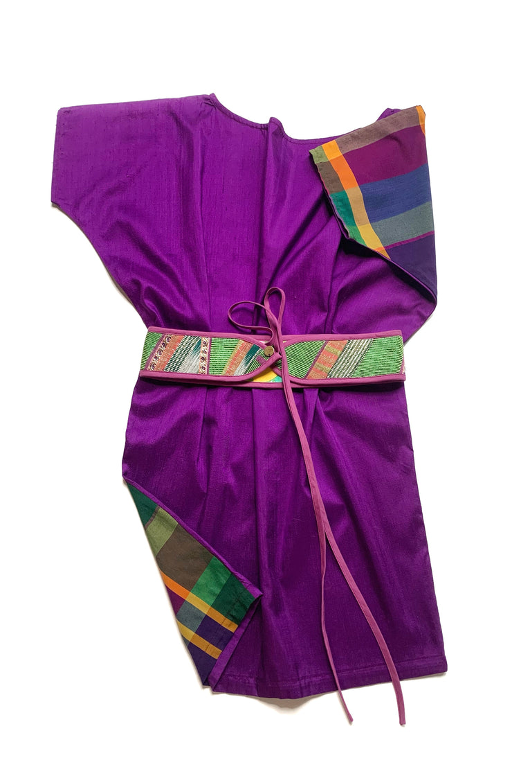 Robe « Pourpre Madras »