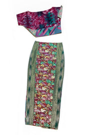 “Kaleido Cats” Long Skirt I