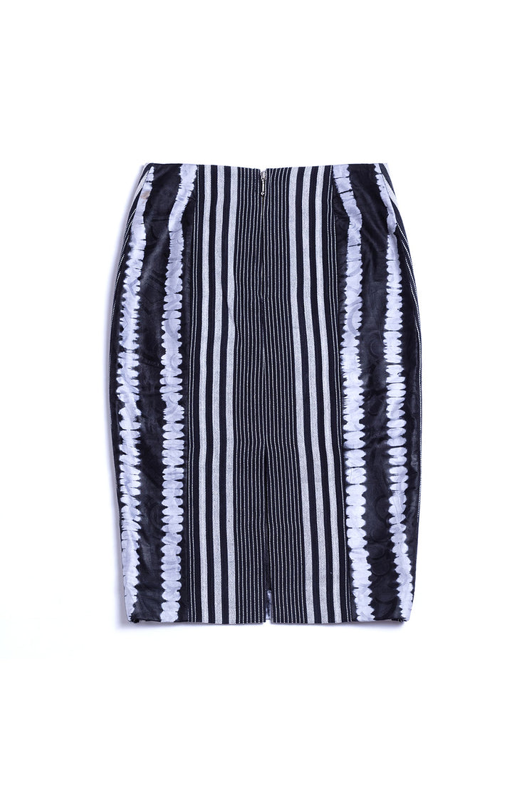 “White Stripes” Midi Skirt