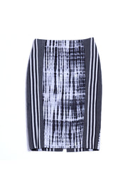 “White Stripes” Midi Skirt