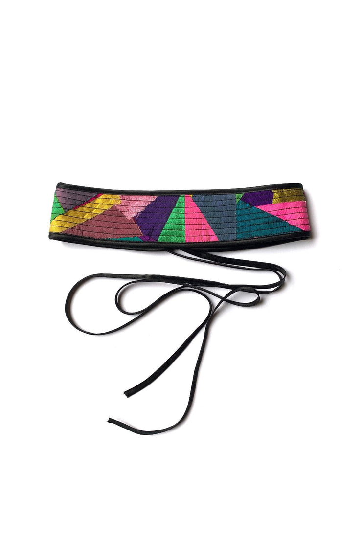 “Multicolored Silks” Belt