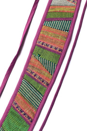 "Pink and Green Patchwork" Belt