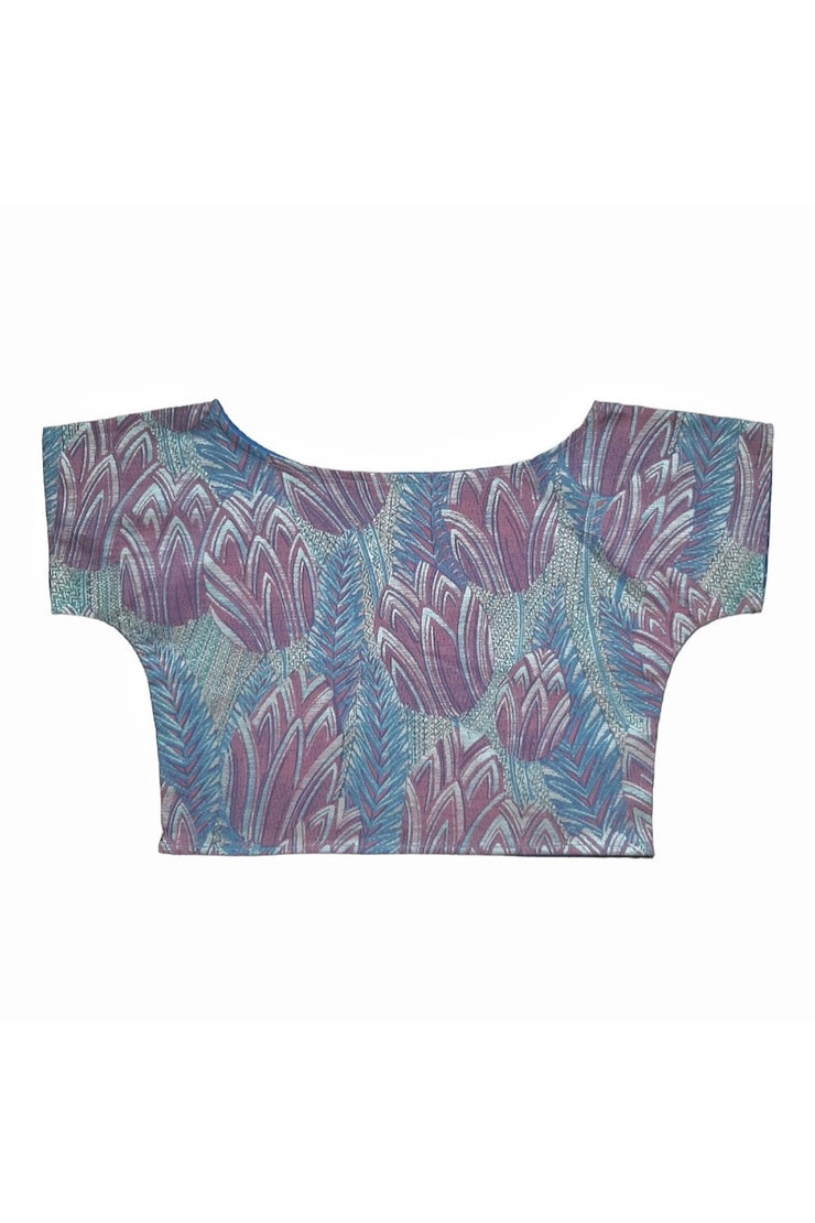 “Silk Pastel” two-sided Crop Top