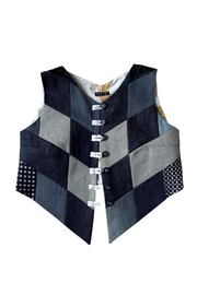 Gilet "Patchwork Denim Bambi »