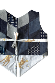 Gilet "Patchwork Denim Bambi »