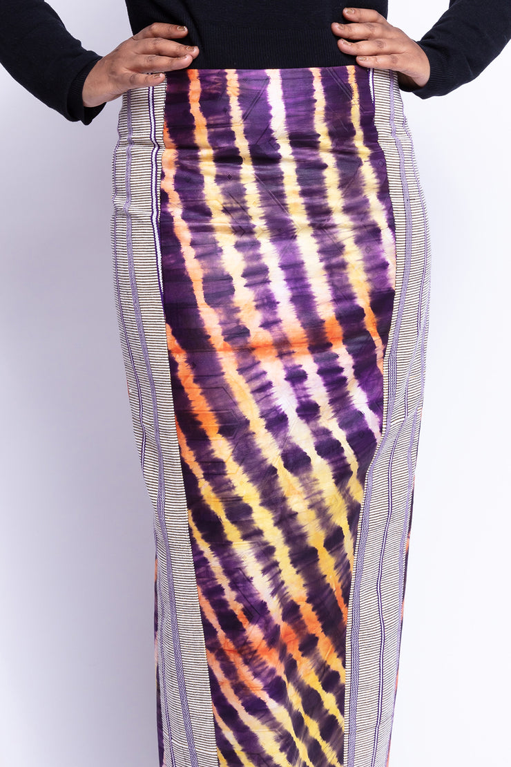 “Purple Tiger” Long Skirt