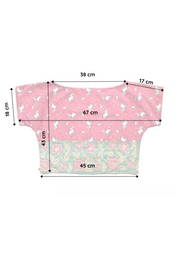 “Unicorns” two-sided Crop Top