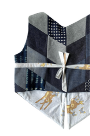 Gilet "Patchwork Denim Bambi »