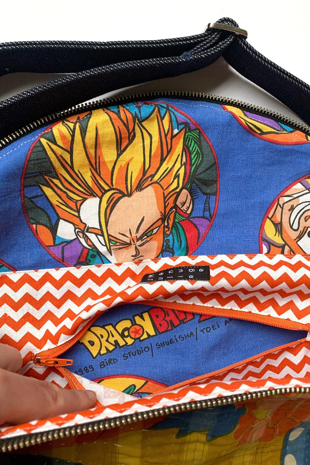 Dragon Ball Z Logo Mini Sling Backpack Orange
