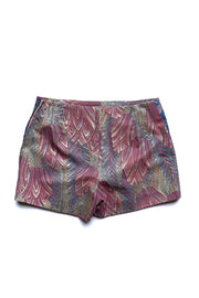 “Blue and Pink” mini shorts