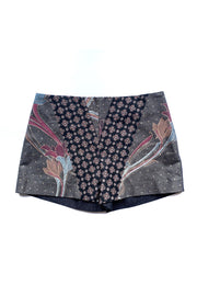 “Gray and Pink” mini shorts