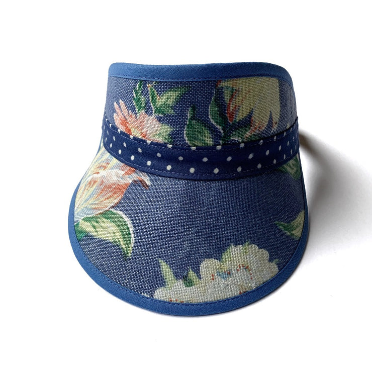 Visor “Blue with Yellow Flowers”