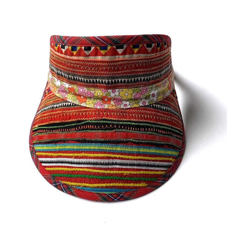 “Hmong embroidery” visor